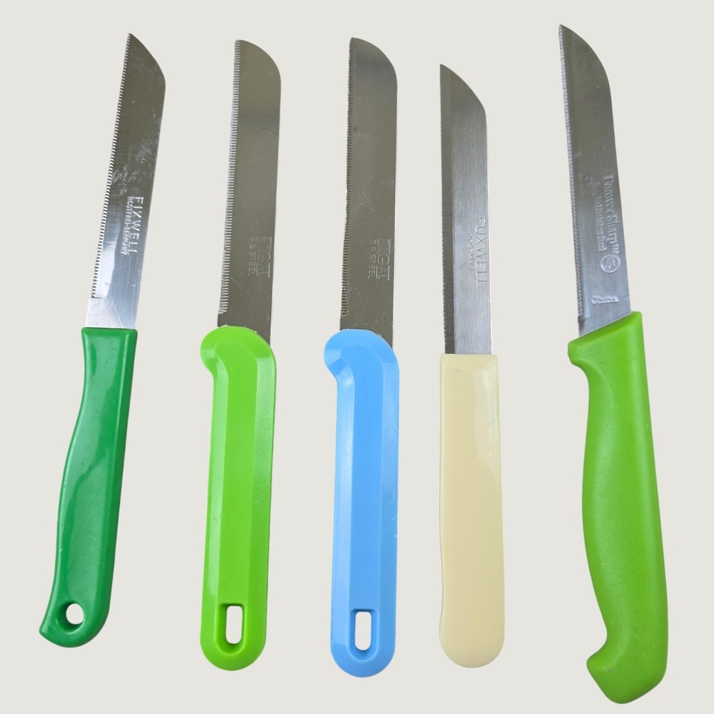 Serrated Utility Steak Knife Lot 5 Regal Fixwell Germany Funwell Forever Sharp